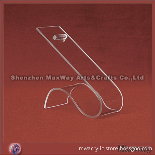 Clear Single Acrylic/Plexiglass Shoes Display/Holder Rack